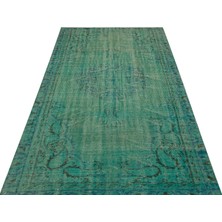 Sempati Halı Buz Mavı El Dokuma Vintege Halı 140 x 270CM 8780