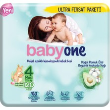 Yeni Babyone Bebek Bezi 4 Beden Maxi Ultra Fırsat Paketi 7-14 kg 120'li