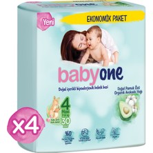 Yeni Babyone Bebek Bezi 4 Beden Maxi Ultra Fırsat Paketi 7-14 kg 120'li