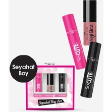 Golden Rose Seyahat Boy Set Maskara, Lıpgloss, Eyelıner