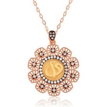 MONAROZA  Elif Vav 925 Ayar Gümüş Kolye