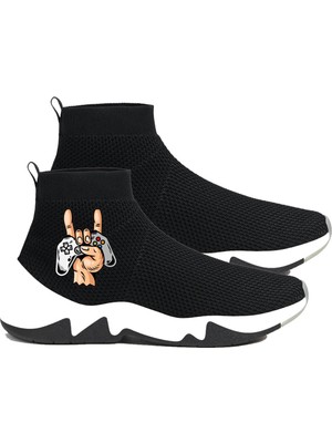 Art's Rock Gamer Çorap Design Sneaker Spor Ayakkabı
