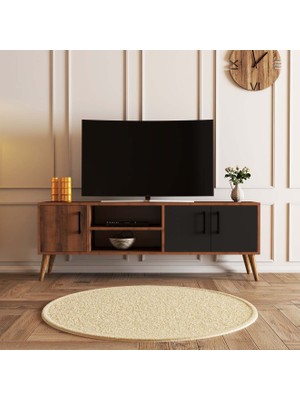 Mezza 1580 Exxen 150 cm Ahşap Ayaklı Tv Ünitesi