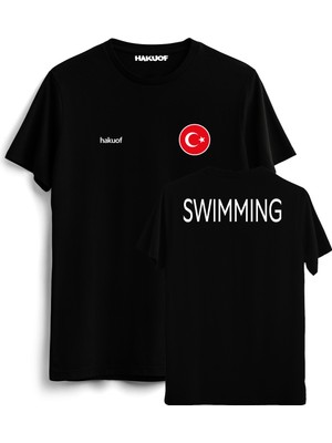 Hakuof Türkiye Yüzme Swimming Tişört