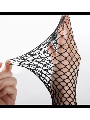 Nyc Fileli Külotlu Çorap Siyah Renk