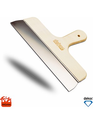 Dekor Eğri Saplı Ispatula Spatula 40 cm