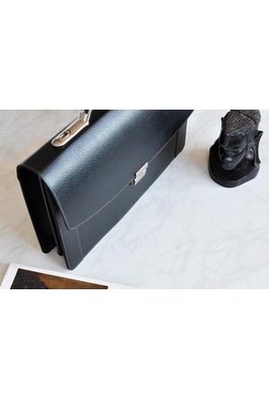 TABAC Leather Briefcase Black (black) - 22519 Luxury Leather Briefcase