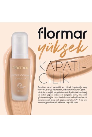 Flormar Marka: Perfect Coverage Foundation Pastelle Fondöten 101