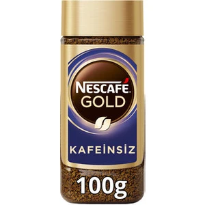 Gold Çözünebilir Kahve Kafeinsiz 100 G Kavanoz * 5 Adet