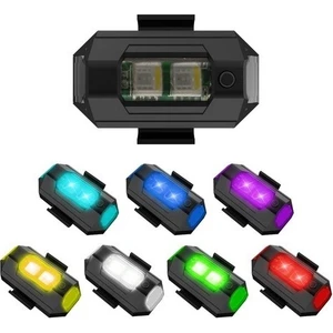 Nkt Group Rgb Motosiklet Drone Bisiklet Otomotiv Çakar Şarjlı Kablosuz Mini LED - 7 Farklı Renk