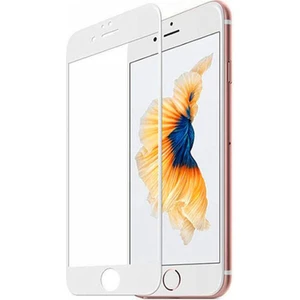 Apple iPhone 6 Ekran Koruyucu 9d Tam Kaplayan Kavisli Iphone 6-Beyaz