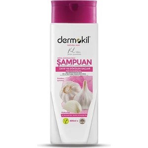 Doğal Sarımsak Özlü Zayıf Ve Dökülen Saçlar Için Şampuan 400 Ml