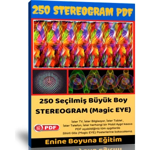Stereogram (Magic Eye) Sihirli Göz Arşiv Seti (Ciltli)