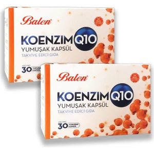 Koenzim Q10 650 Mg 30 Yumuşak Kapsül x 2 Adet