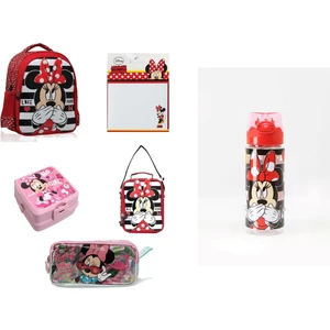 Minnie Mouse Ilkokul Çantası (6 Parça Set)