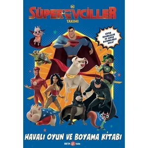 Dc Süper Evciller Takımı - Havalı Oyun ve Boyama Kitabı - Rachel Chlebowski