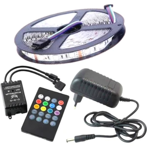 Rgb Sese ve Müziğe Duyarlı Set 5-10 Metre Tak Çalıştır 3 Çip 5050