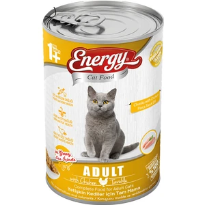 Cat Food Energy Tavuklu Yetişkin Islak Kedi Maması 400 G Özel Koli 6 Adet