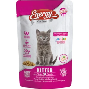 Cat Food Energy Tavuklu Yavru Islak Kedi Maması 85 G Özel Koli 12 Adet