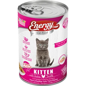 Cat Food Energy Tavuklu Yavru Islak Kedi Maması 400 G Özel Koli 6 Adet
