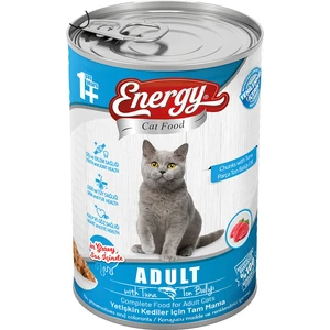 Cat Food Energy Ton Balıklı Yetişkin Islak Kedi Maması 400 G Özel Koli 6 Adet