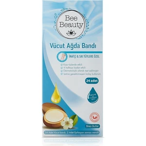 Bee Beauty Vücut Ağda Bandı Inatçı Sık 24'lü