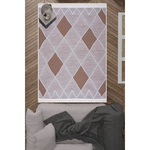 Caretta Home Yeni Tasarım Çift Taraflı Yıkanabilir Saçaklı Dokuma Kilim