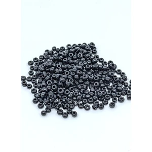 20 Gram 3 mm (0,8) Kum Boncuk Siyah Renk