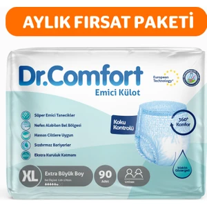 Yetişkin Emici Külot Ekstra Large 30'Lu 3 Paket 90 Adet