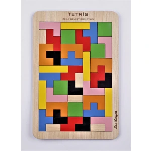 Eğitici Ahşap Tetris Oyunu Bul Tak