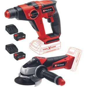 Te-Hd 18/12 Akülü Vidalama Matkap Te-Ag 18/115 Akülü Avuç Taşlama 2X4.0AH Starter Kit Set