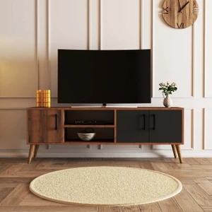 1580 Exxen 150 cm Ahşap Ayaklı Tv Ünitesi