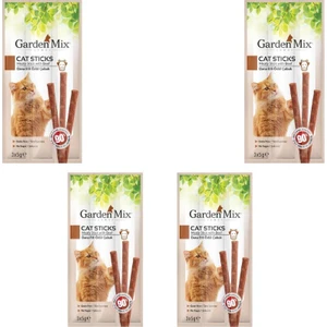 Garden Mix  Dana Etli Kedi Stick Ödül 3*5 gr x 4 Adet