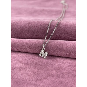 Bey Silver 925 Ayar Gümüş M Harf Kolye