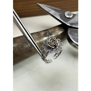 Doğan Silver Doğan Silvertelkari Işlemeli El Yapımı Gümüş Yüzük 21459