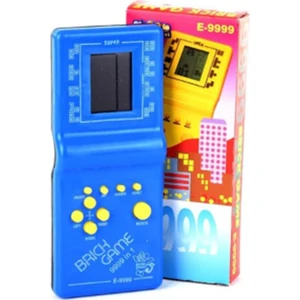 Nostalji Oyuncak El Atarisi Orjinal Tetris Brick Game Mavi