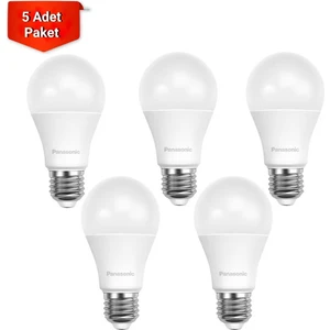 E27 LED Ampul 8,5W 60W 860LM 6500K Beyaz - 5'li Paket