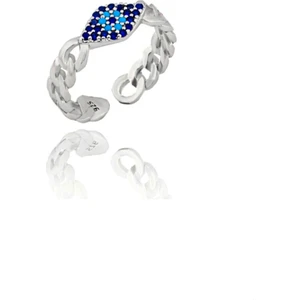 Doğan Silver Doğan Silvermekik Model Nazarlı 925 Ayar Yüzük