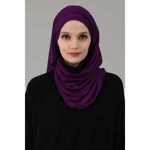 Aisha's Design Büzgülü Penye Boneli Şal,bt-1