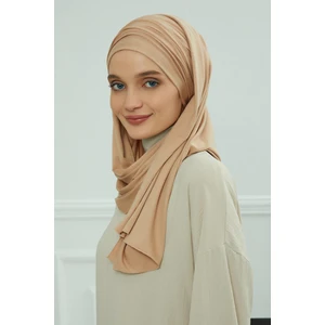 Aisha's Design Büzgülü Penye Boneli Şal,bt-1