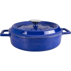 Döküm Çok Amaçlı Yayvan Tencere (Ø)24 cm Majolica Mavi