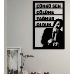 Numa Concept Müslüm Gürses Silüeti Mdf Tablo