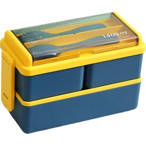 Ivy Stationery Mikrodalgada Plastik Öğle Yemeği Kutusu - Mavi (Yurt Dışından)
