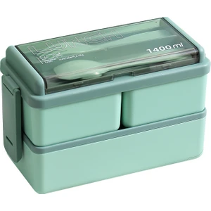 Ivy Stationery Mikrodalgada Plastik Öğle Yemeği Kutusu - Yeşil (Yurt Dışından)