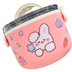Ivy Stationery Yemek Termosu Saklama Kabı - Pembe (Yurt Dışından)