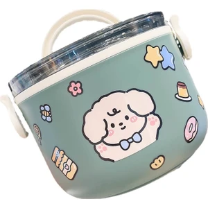 Ivy Stationery Yemek Termosu Saklama Kabı - Yeşil (Yurt Dışından)