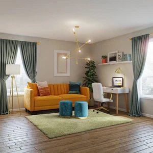 AGKHOME Amerikan Shaggy Halı - 160 x 240 cm - Yeşil