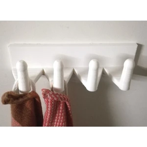 İşbilen Teknoloji 4'lü Havlu Asma Aparatı, Havlu Askısı, Yapıştırmalı Havlu Askısı