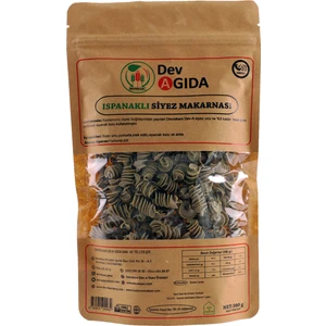 Devrekani Deva Gıda Ispanaklı Siyez Makarnası Aç-Kapa Ambalaj 300 gr