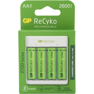 Gp E411 USB Pil Şarj Cihazı 4 Adet 2700 Aa Kalem Pilli Set